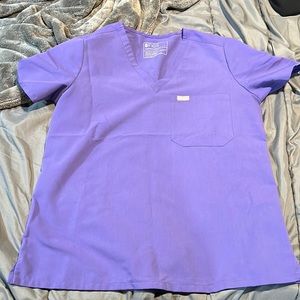 Amethyst Figs Catarina Scrub Top